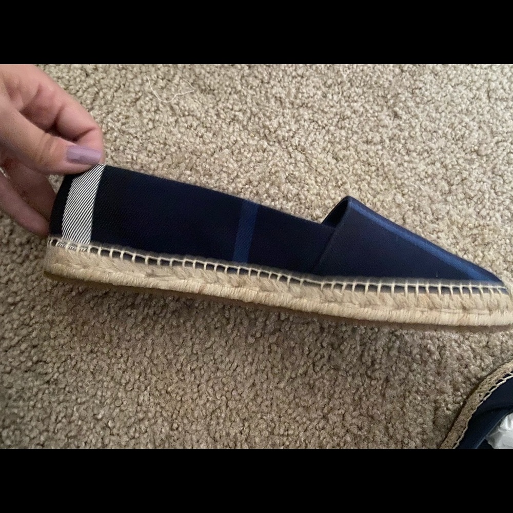 Burberry Espadrilles -Indigo Blue